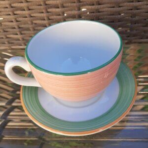 Steelite Rio Pink Cup and Saucer